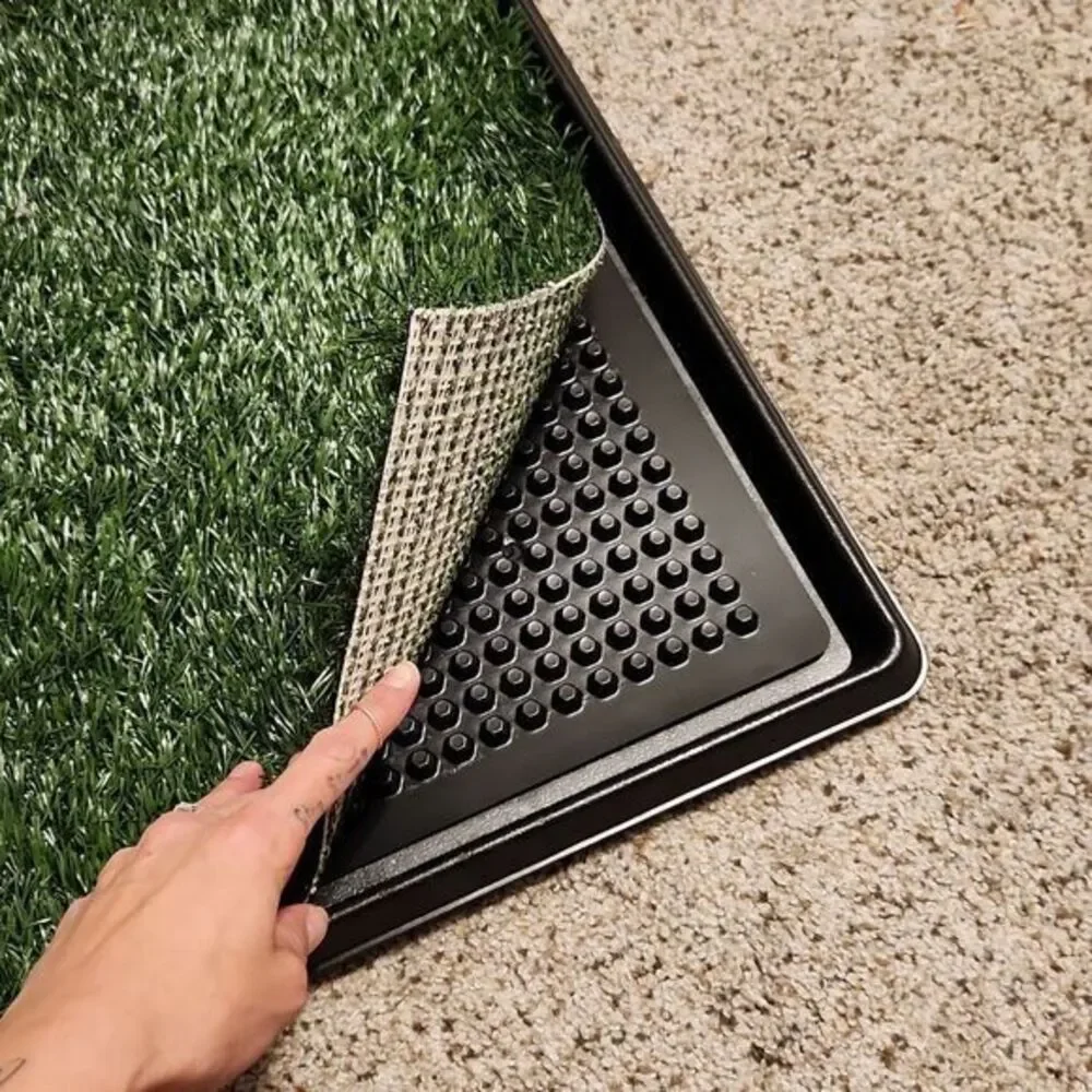 Artificial Turf Indoor Dog Puppy Potty Patch Training Mat Reusable Grass Rug‎